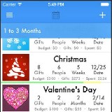 GiftPlanner - Karácsonyi ajándék (iPhone alkalmazás)